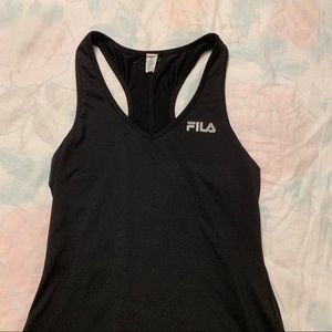 Fila black sport tank top